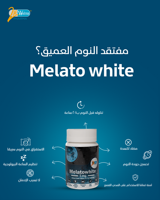 Melato white melatonine 5 mg 30 tablet